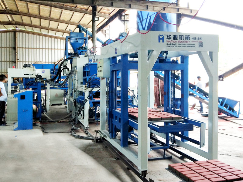 華源免燒磚機(jī)廠家  全自動(dòng)水泥砌塊磚機(jī)